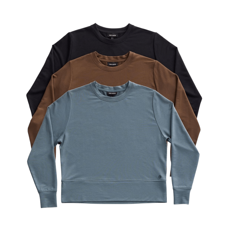 Cozy Earth Women's StudioLite Crewneck - Sweatshirts - SwagWear