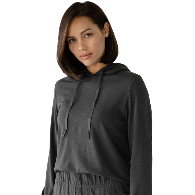 Cozy Earth Women’s Ultra-Soft Bamboo Hoodie - Charcoal / XS - Hoodies
