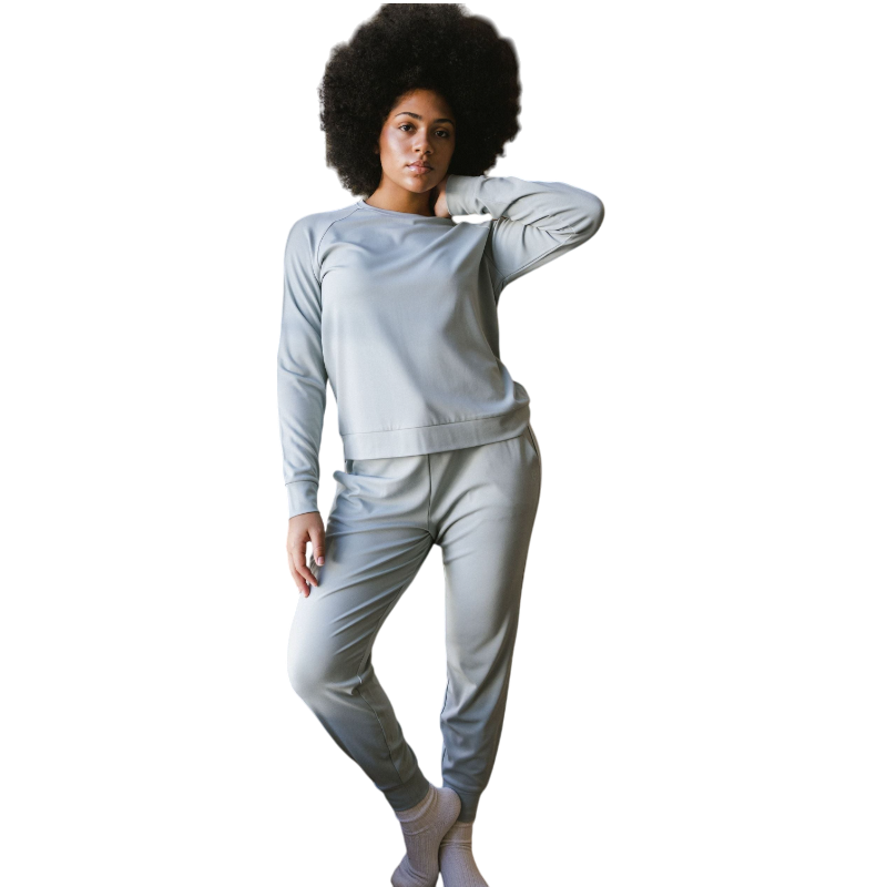 Cozy Earth Women’s Ultra-Soft Bamboo Pullover Crew - Sweatshirts