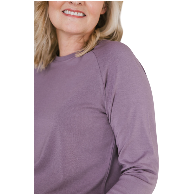 Cozy Earth Women’s Ultra-Soft Bamboo Pullover Crew - Sweatshirts