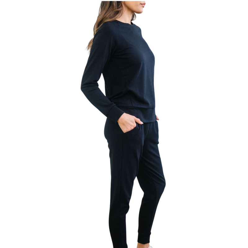 Cozy Earth Women’s Ultra-Soft Bamboo Pullover Crew - Sweatshirts