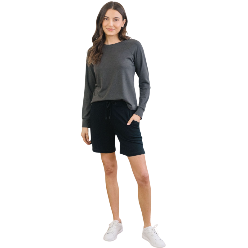 Cozy Earth Women’s Ultra-Soft Bamboo Pullover Crew - Sweatshirts