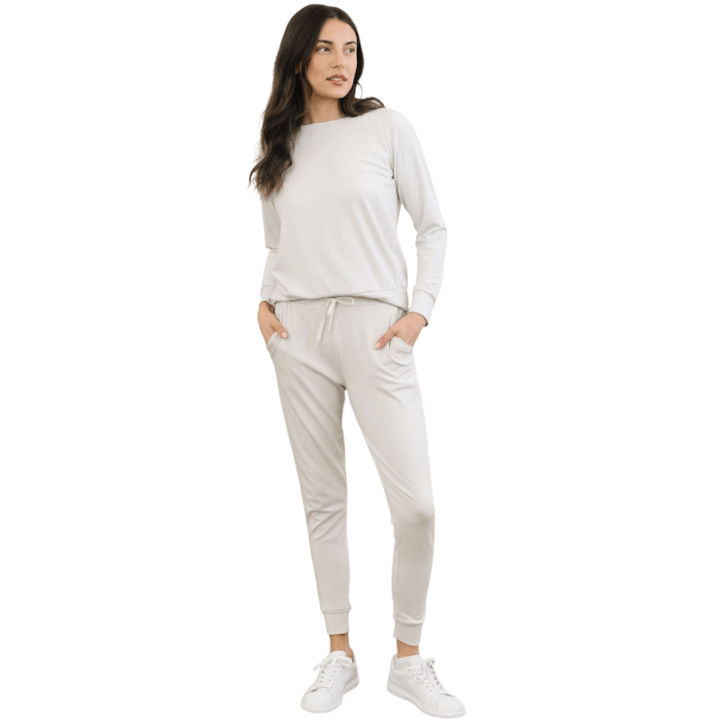 Cozy Earth Women's Ultra-Soft Bamboo Pullover Crew - Sweatshirts - SwagWear