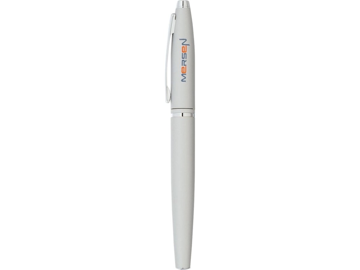 Cross® Calais Satin Chrome Roller Ball - Roller Ball Pens - SwagWear