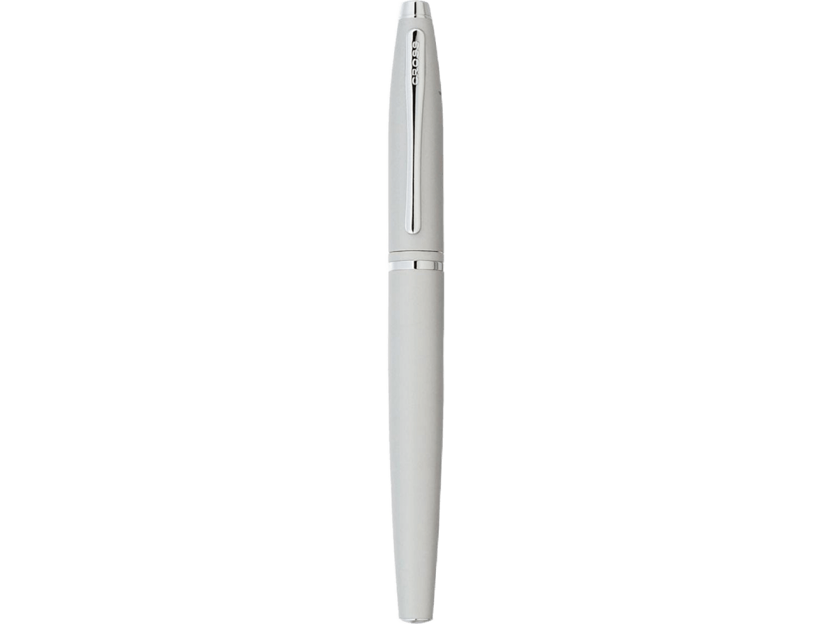 Cross® Calais Satin Chrome Roller Ball - Roller Ball Pens - SwagWear