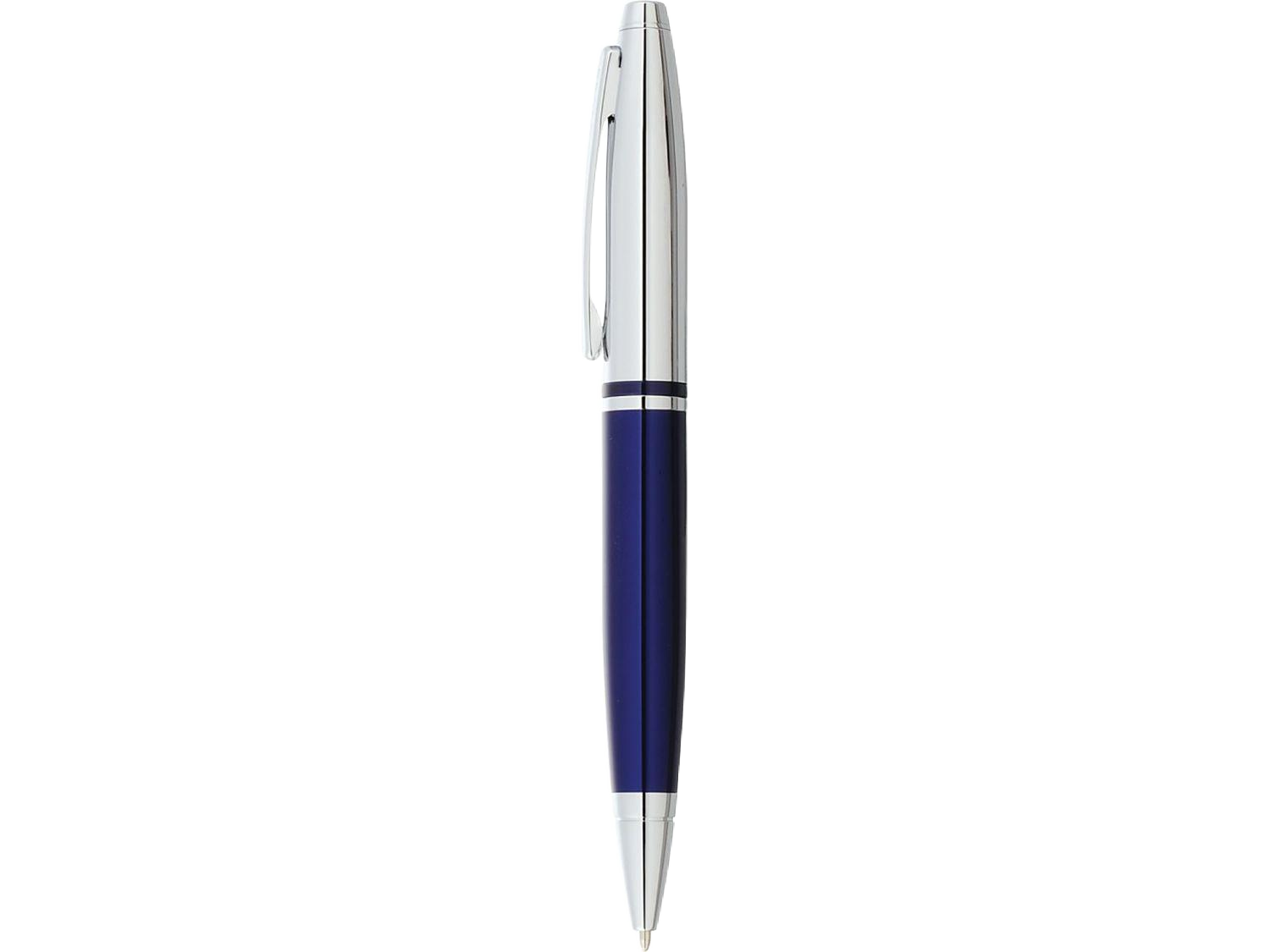 Cross® Calais Chrome Blue Ballpoint - Silver - Ballpoint Pens