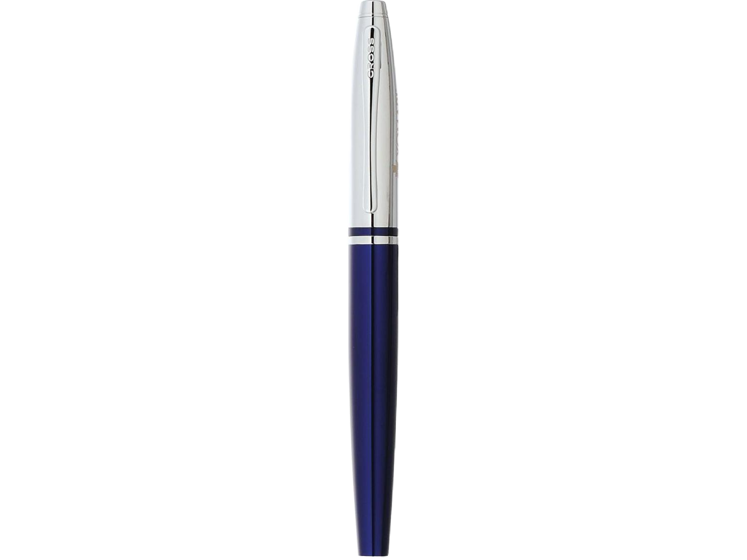 Cross® Calais Chrome Blue Roller Ball - Blue - Roller Ball Pens
