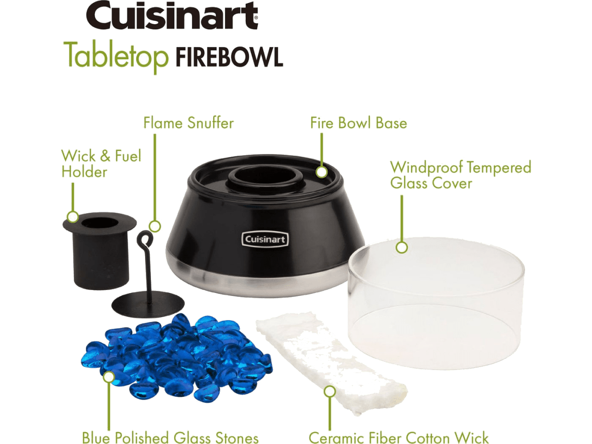 Cuisinart Outdoors® Petite Tabletop Fire Bowl - Fire Bowls - SwagWear