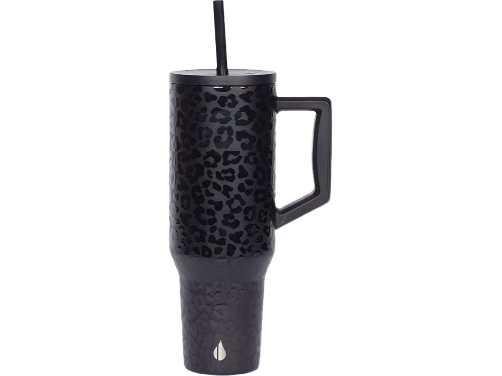 Elemental Commuter 40oz Tumbler - Black Leopard