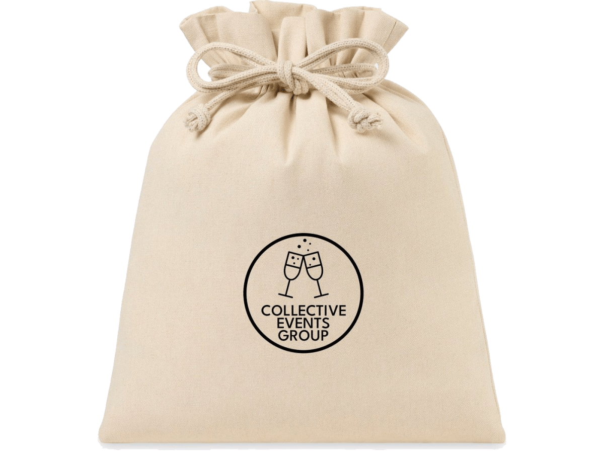 Eco-conscious Canvas Drawstring Gift Bag - Large - gift bag - SwagWear