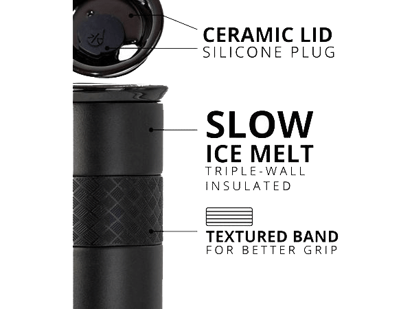 Elemental Artisan 16oz Tumbler - Matte Black - Tumblers - SwagWear