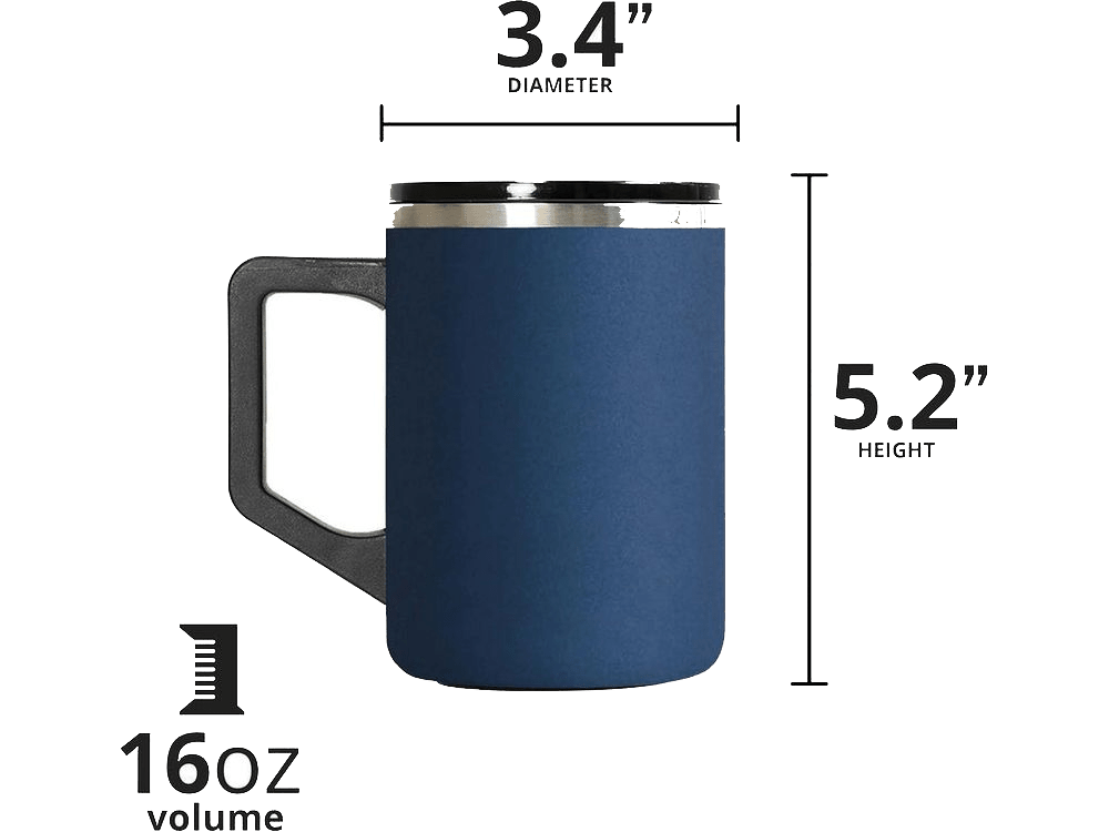 Elemental Summit 16oz Mug - Navy Blue - Mugs - SwagWear
