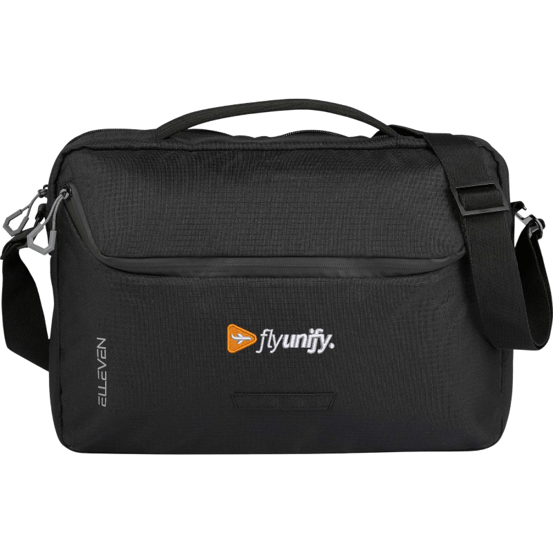 elleven™ Recycled Messenger Briefcase - Briefcases - SwagWear