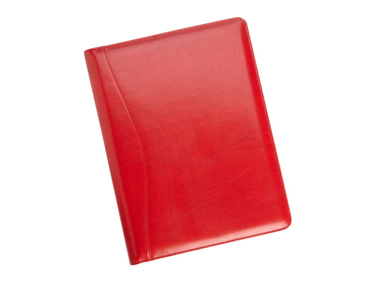 Executive Writing Portfolio - Red - Leather Portfolios