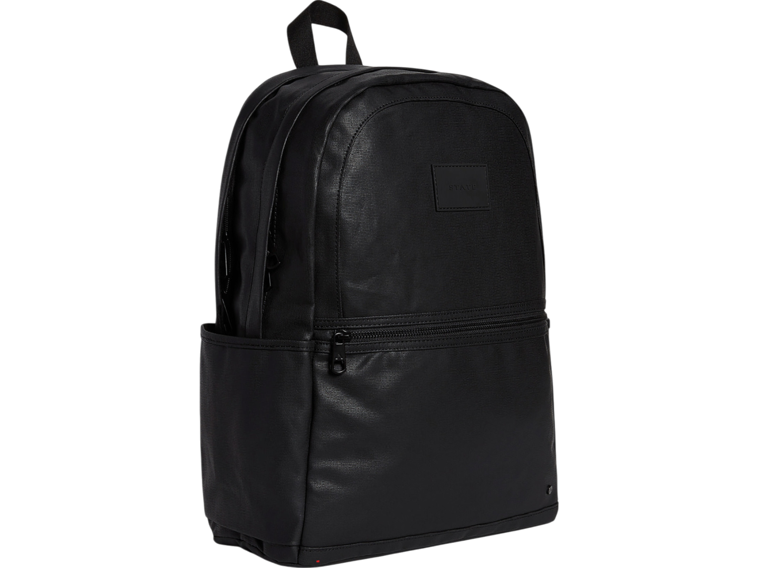 STATE Bags Kane Large Double Pocket Coated Canvas Backpack