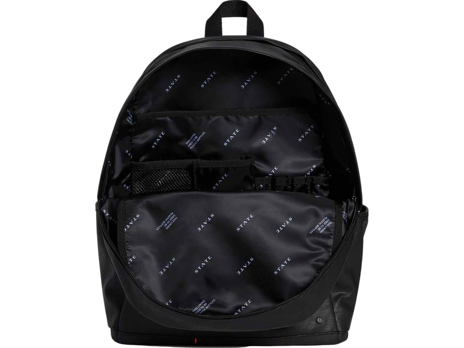 STATE Bags Kane Large Double Pocket Coated Canvas Backpack