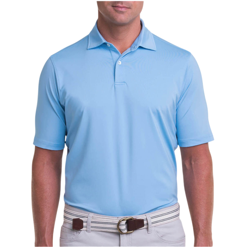Fairway & Greene Men's Tournament Solid Tech Jersey Polo