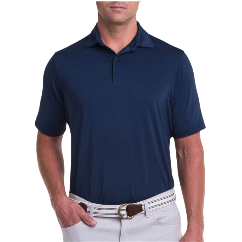Fairway & Greene Men's Tournament Solid Tech Jersey Polo