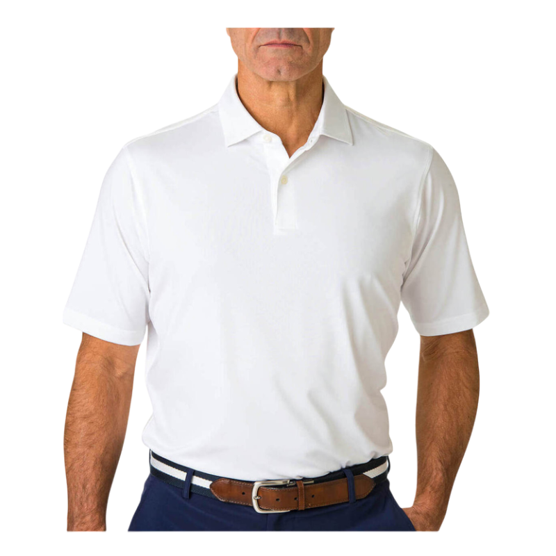 Fairway & Greene Men's Tournament Solid Tech Jersey Polo