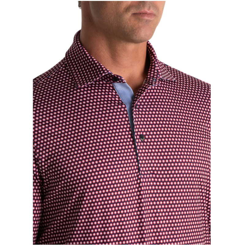 Fairway and Greene Men's Starburst Print Polo