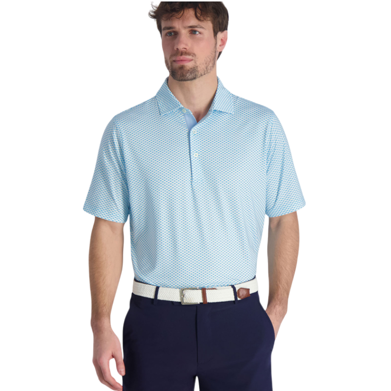 Fairway & Greene Men's Barkley Print Polo