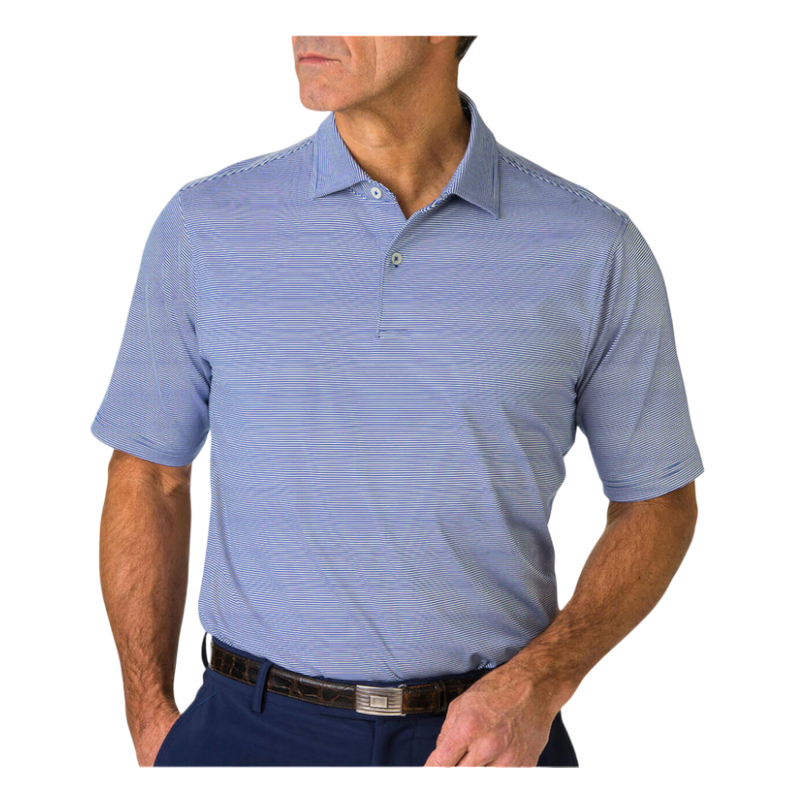 Fairway & Greene Men's Mini Stripe Polo