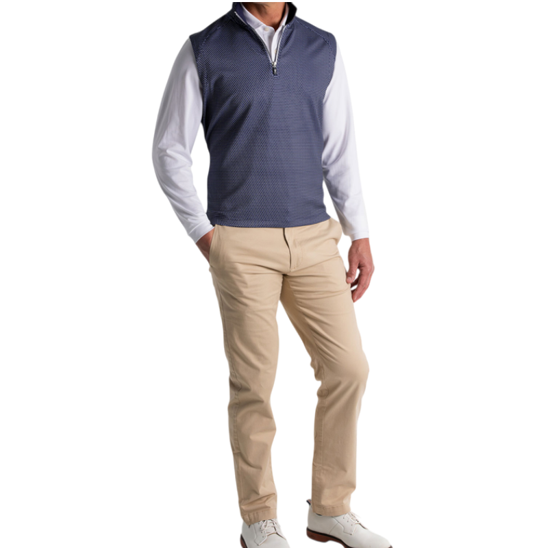 Fairway & Greene Men's Wave Quarter-Zip Vest