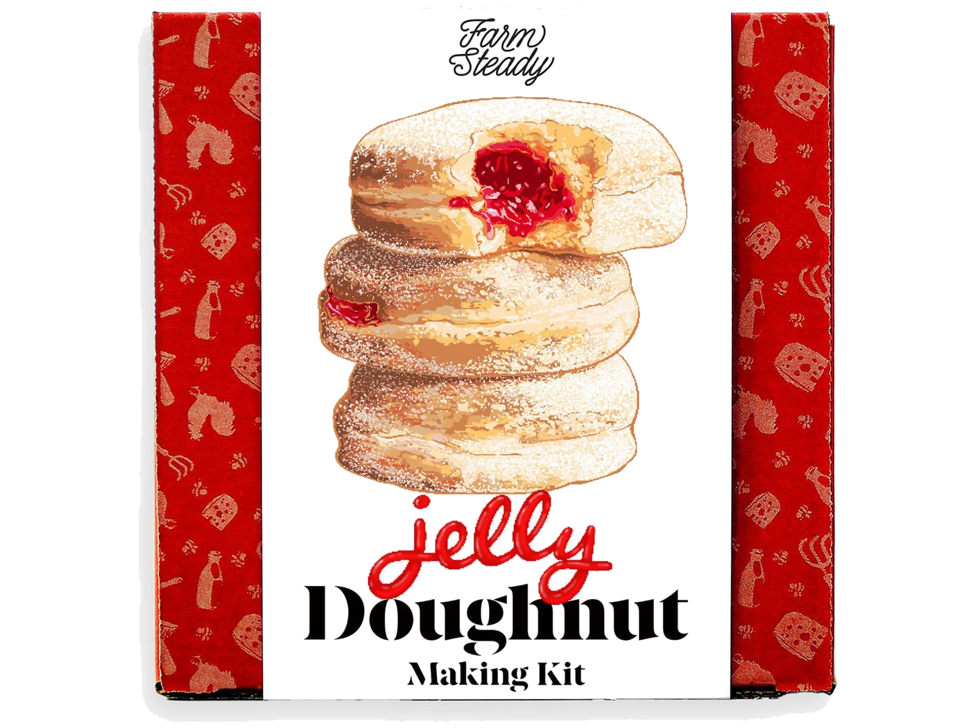 FarmSteady Jelly Doughnut Kit - Jelly Doughnut Making Kit - Snacks