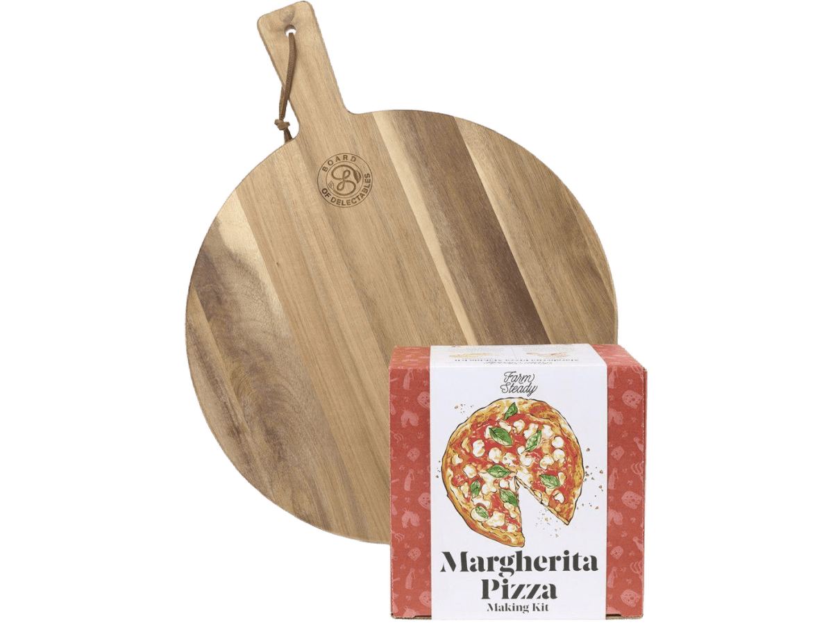 FarmSteady Margherita Pizza DIY & Board Gift Set - Food Gift Sets - SwagWear