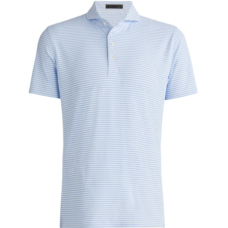 G/FORE Men's Feeder Stripe Tech Pique Polo