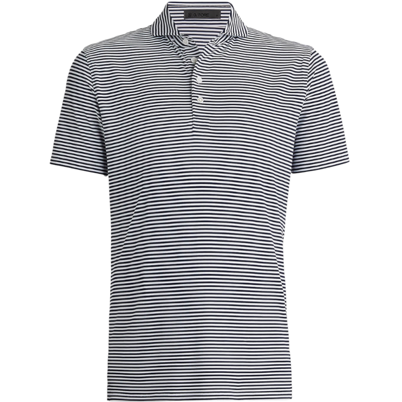 G/FORE Men's Feeder Stripe Tech Pique Polo