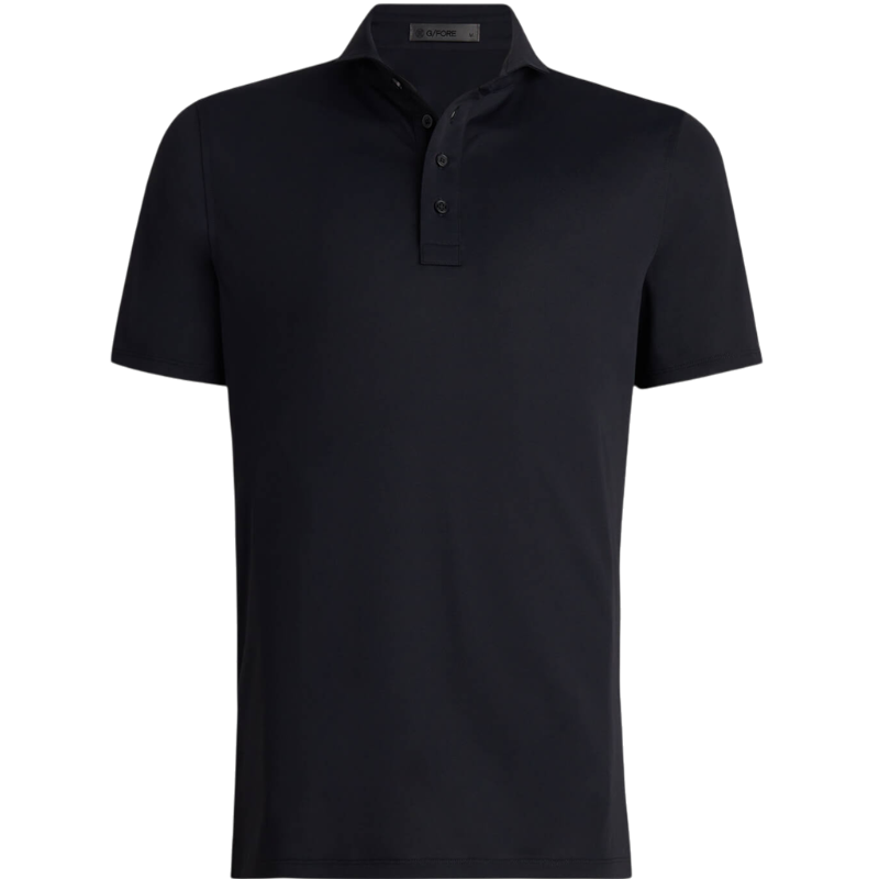 G/FORE Men's Melange Rib Gusset Tech Pique Polo