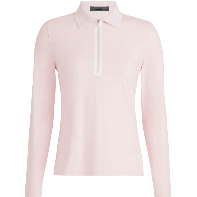 G/FORE Women's Silky Tech Nylon Quarter-Zip Polo