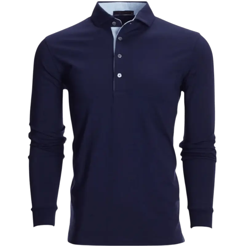 Greyson Men's Apache Long - Sleeve Polo - Long - Sleeved Polos - SwagWear