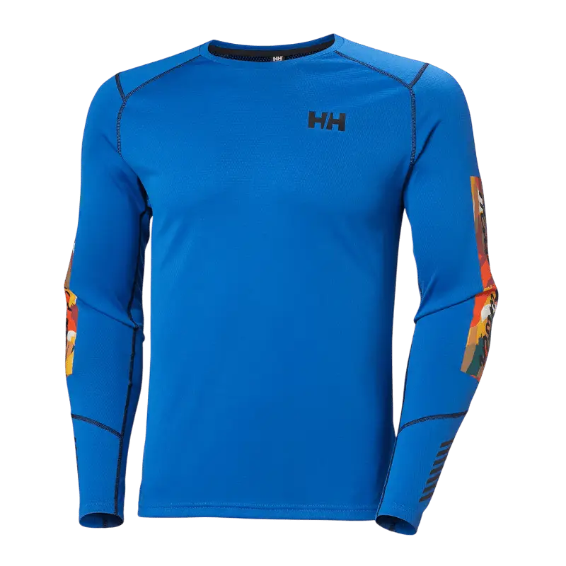 Helly Hansen Men's LIFA Active Crew - Long - Sleeved T-Shirts - SwagWear