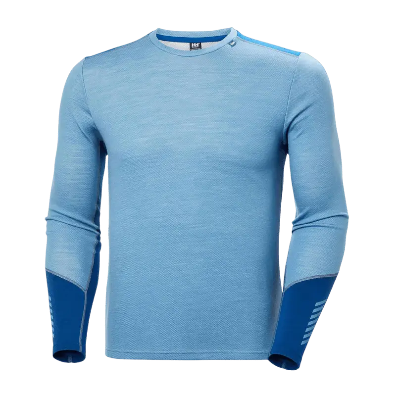 Helly Hansen Men's Lifa Merino Midweight Crew Top - Long - Sleeved T-Shirts - SwagWear