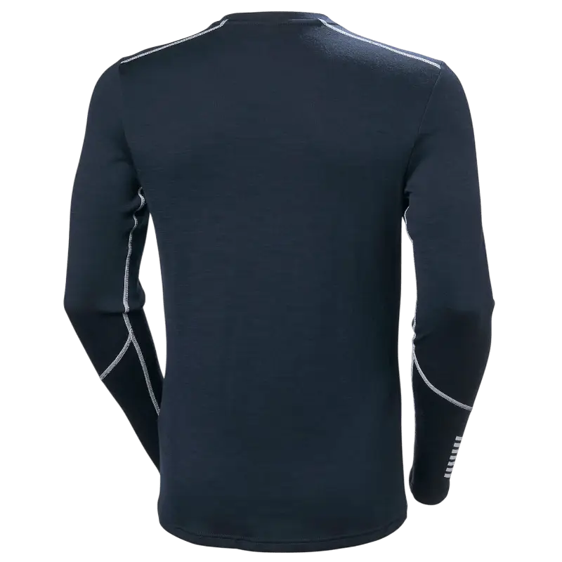 Helly Hansen Men's Lifa Merino Midweight Crew Top - Long - Sleeved T-Shirts - SwagWear