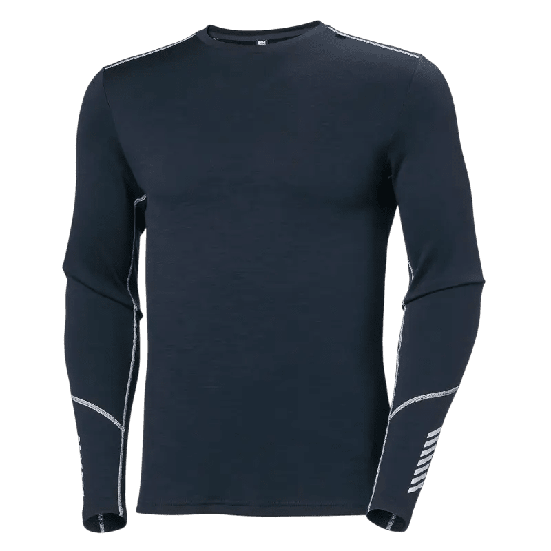 Helly Hansen Men's Lifa Merino Midweight Crew Top - Long-Sleeved T-Shirts - SwagWear