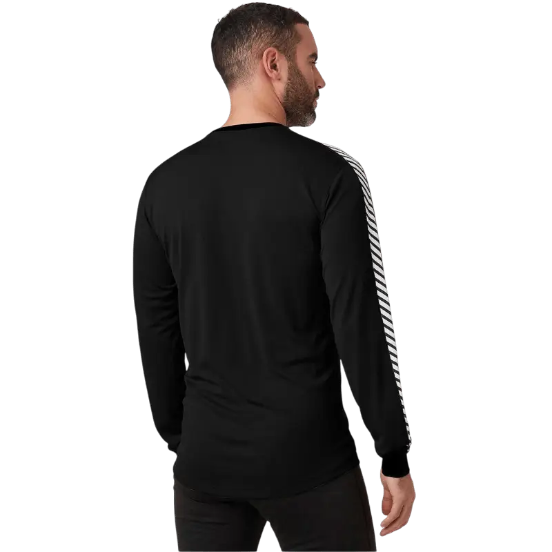 Helly Hansen Men's LIFA Stripe Crew Long - Sleeve T-Shirt - Long - Sleeved T-Shirts - SwagWear