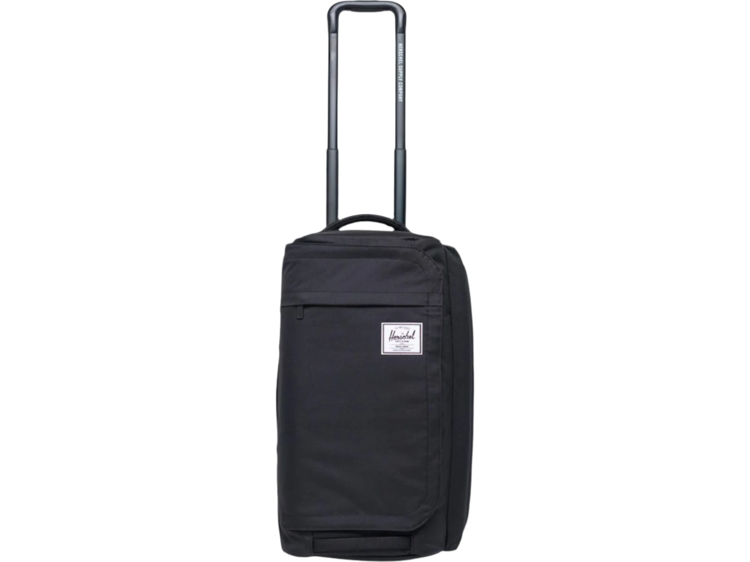 Herschel Outfitter 50L Wheeled Duffle - Black - Rolling Duffel Bags