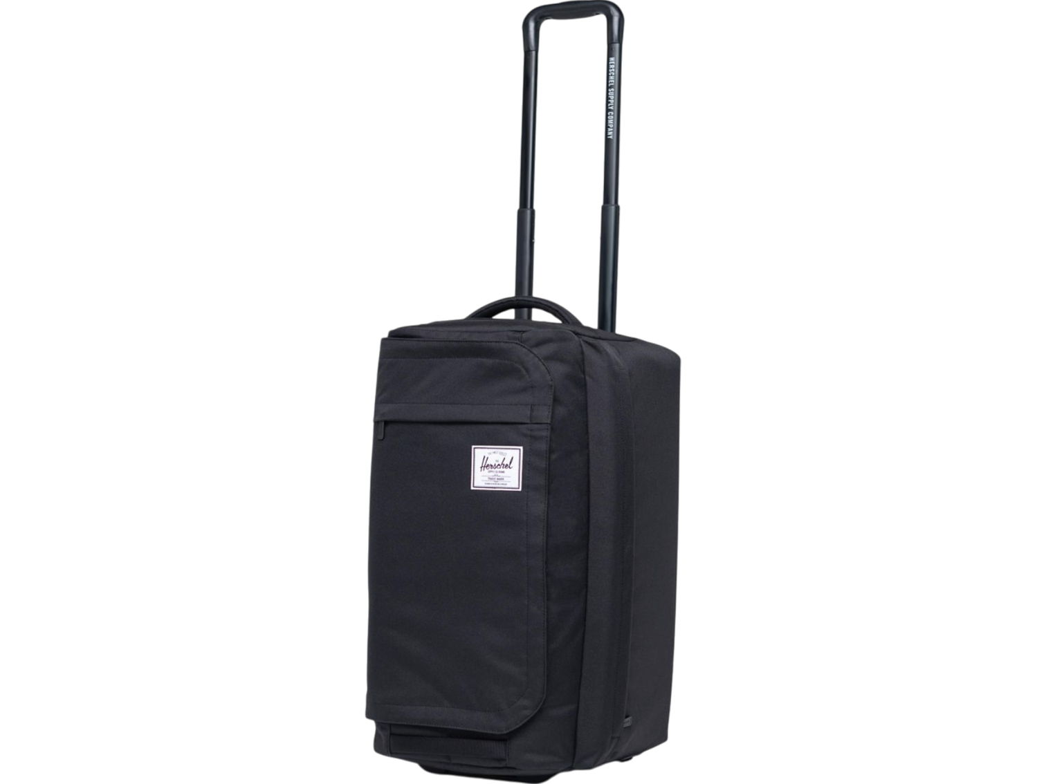Herschel Outfitter 50L Wheeled Duffle - Black - Rolling Duffel Bags