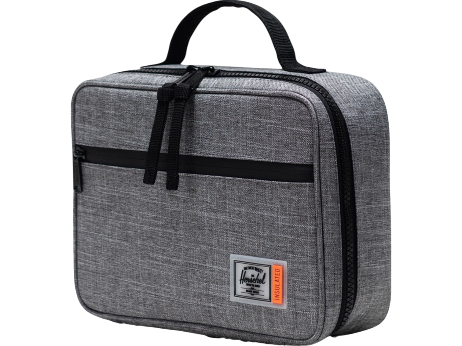 Herschel Pop Quiz Lunch Box - Raven Crosshatch - Lunch Bags