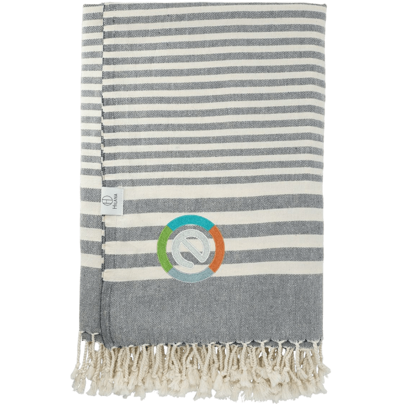 Hilana Upcycled Fethiye Throw Blanket - Blankets - SwagWear