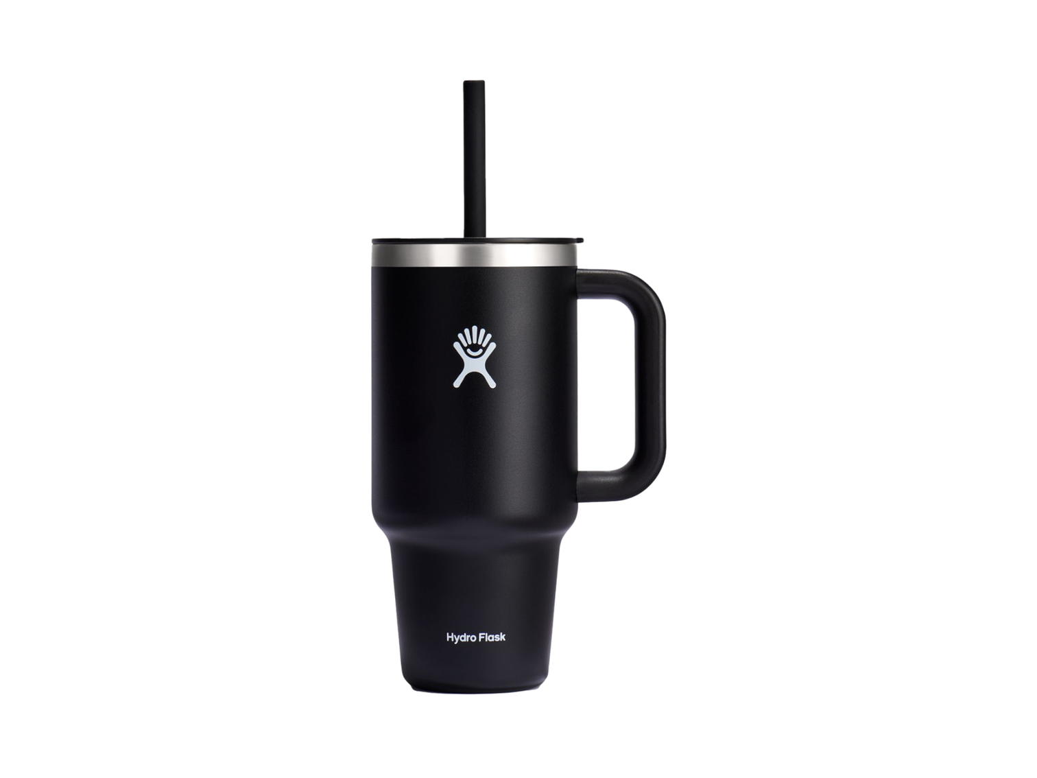 Hydro Flask® All Around™ Travel Tumbler 32oz with Straw - Black / 32oz - Tumblers w/Straws