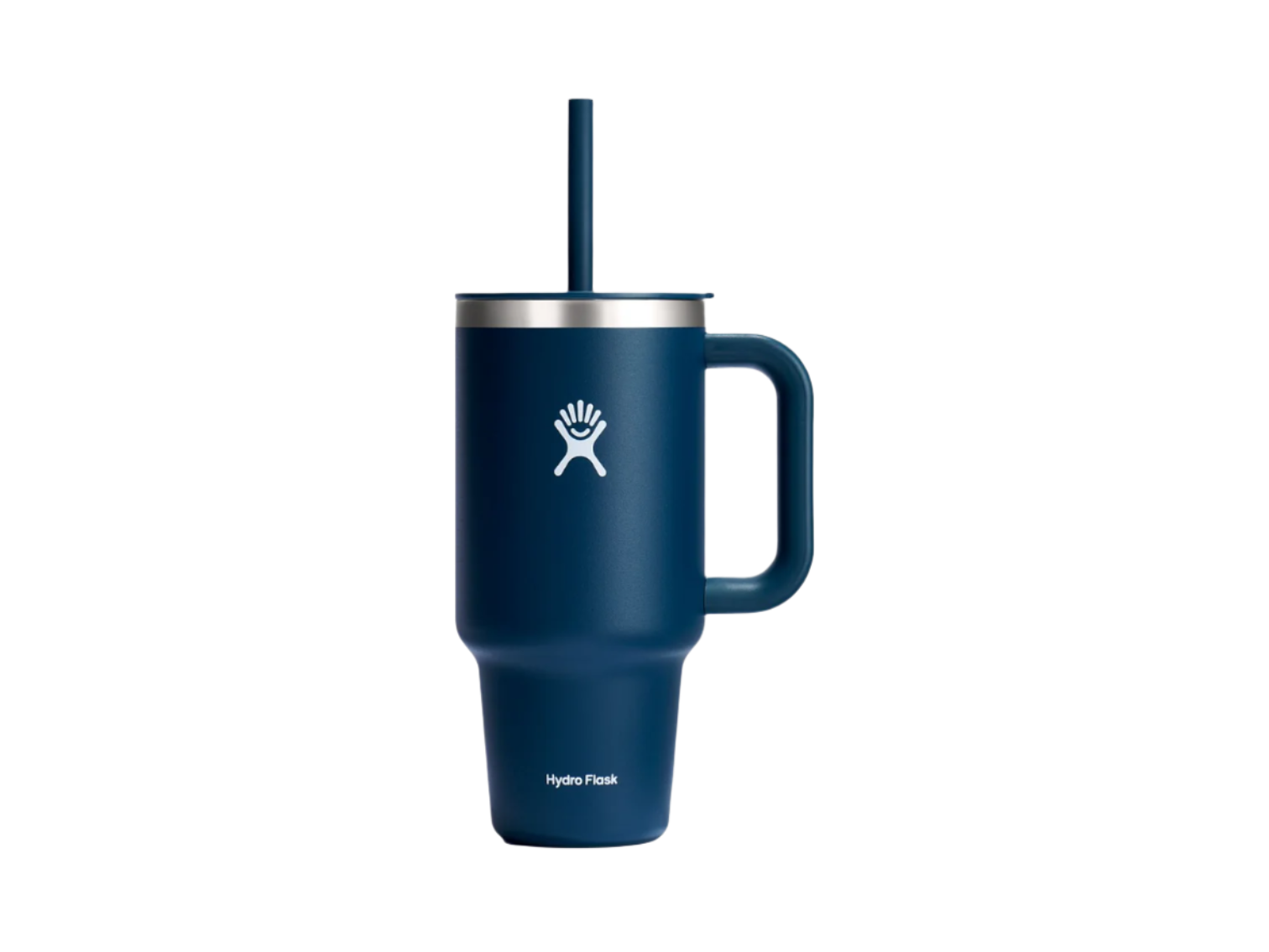 Hydro Flask® All Around™ Travel Tumbler 32oz with Straw - Indigo / 32oz - Tumblers w/Straws