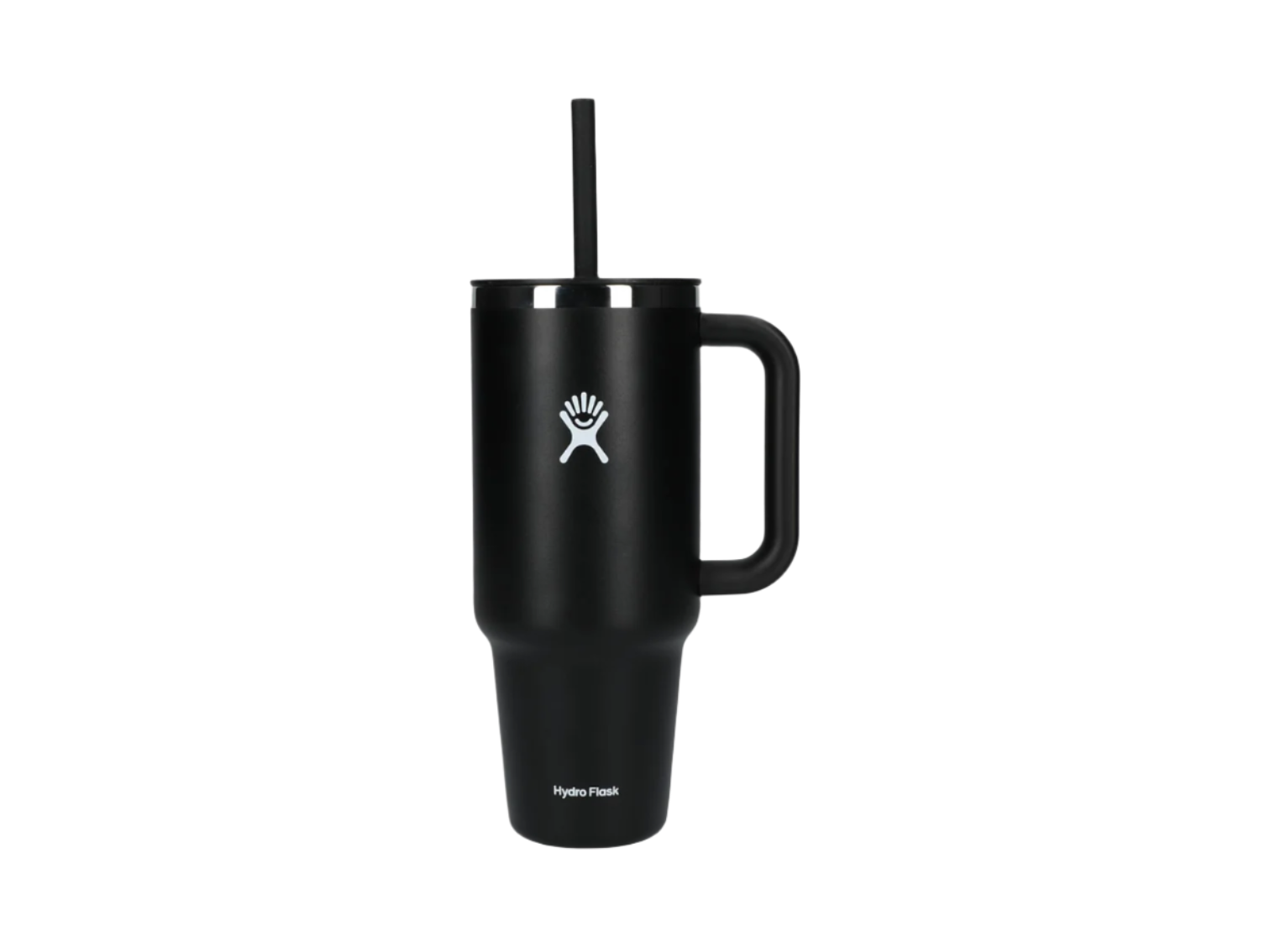 Hydro Flask® All Around™ Travel Tumbler 40oz with Straw - Black / 40oz - Tumblers w/Straws
