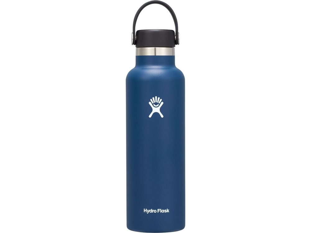 Hydro Flask® Standard Mouth 21 oz Bottle with Flex Cap - Indigo / 21oz - Water Bottles