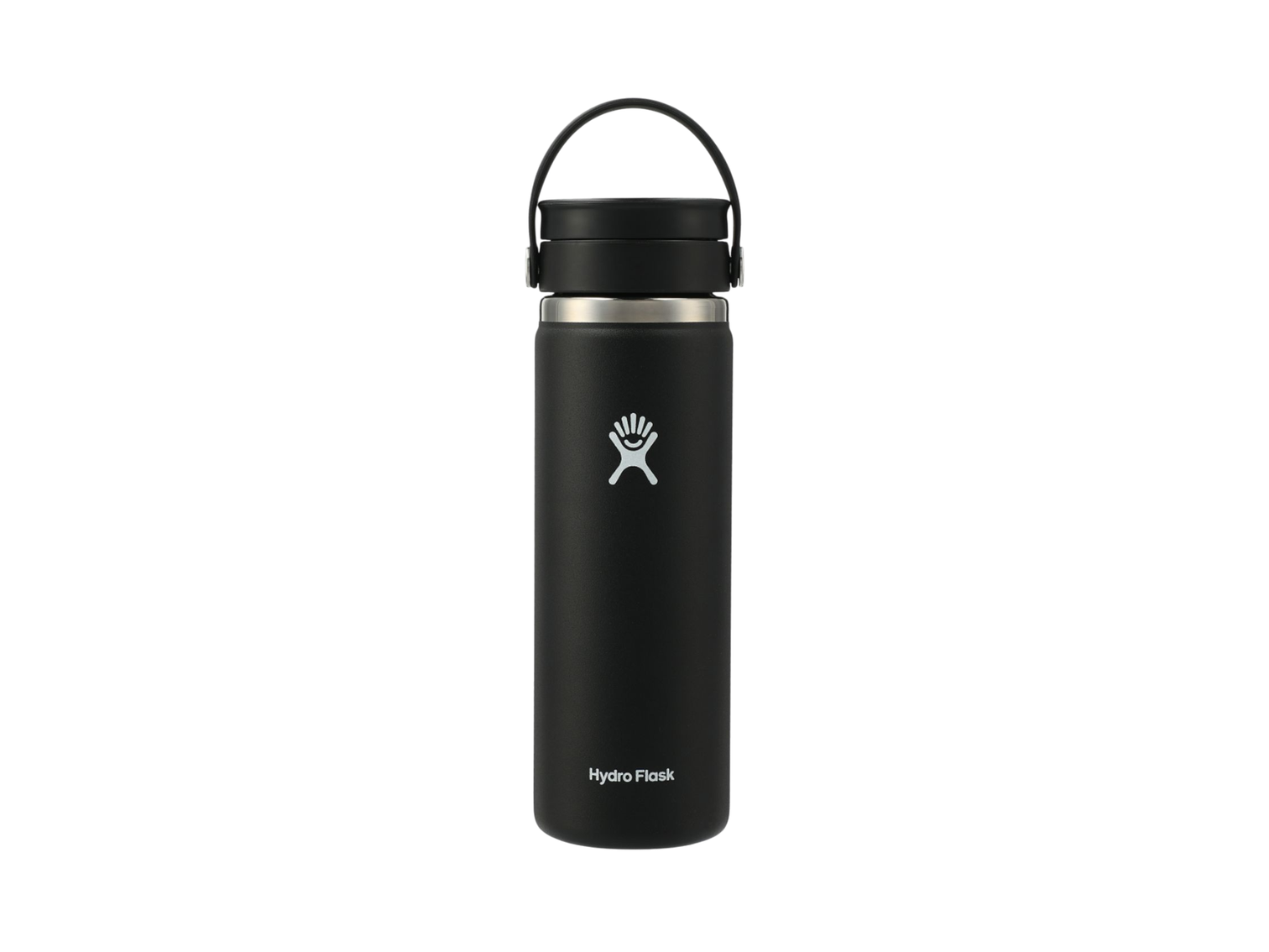 Hydro Flask® Wide Mouth 20 oz Bottle with Flex Sip Lid™ - Black / 20oz - Water Bottles w/Straw