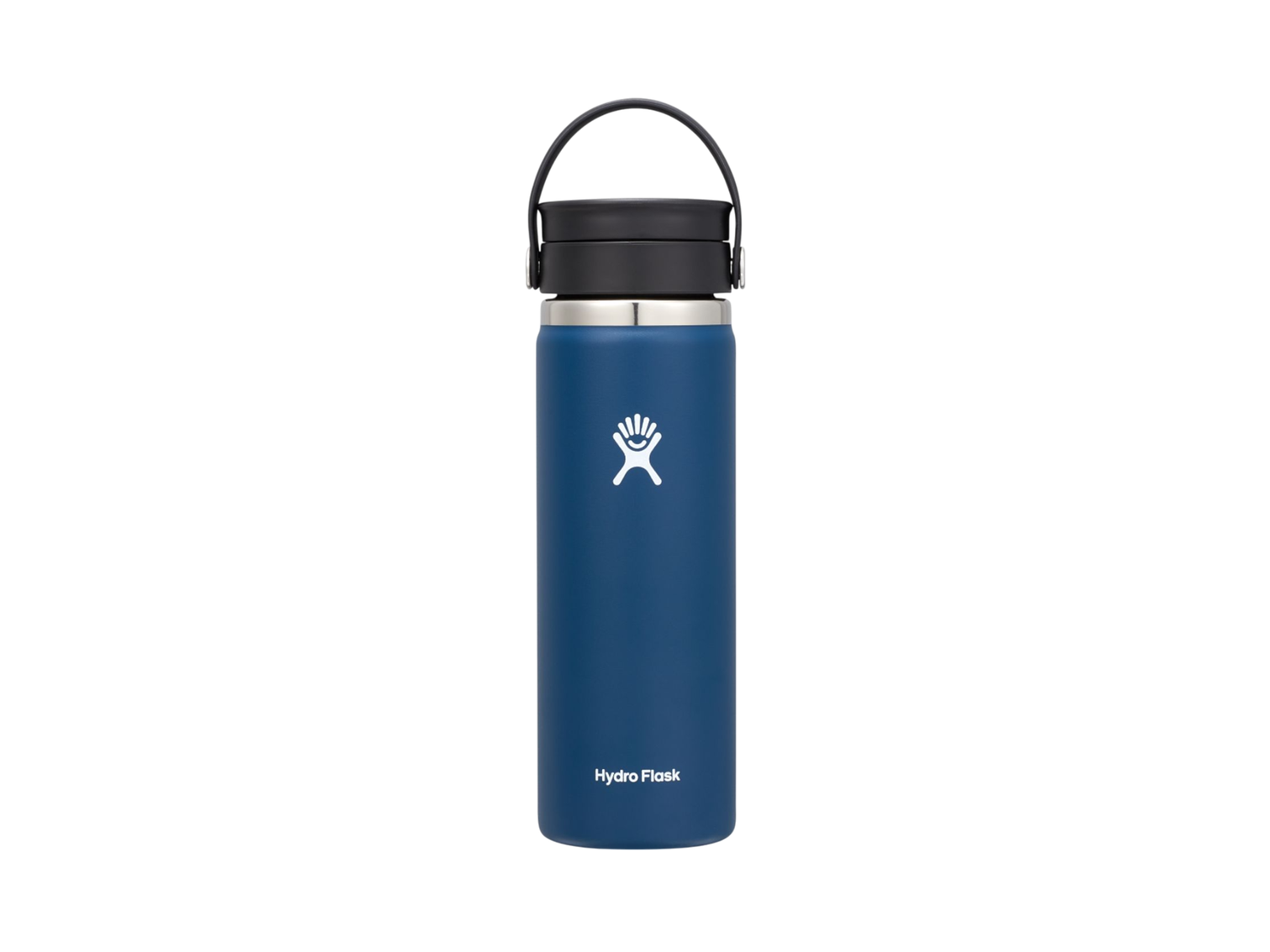 Hydro Flask® Wide Mouth 20 oz Bottle with Flex Sip Lid™ - Indigo / 20oz - Water Bottles w/Straw