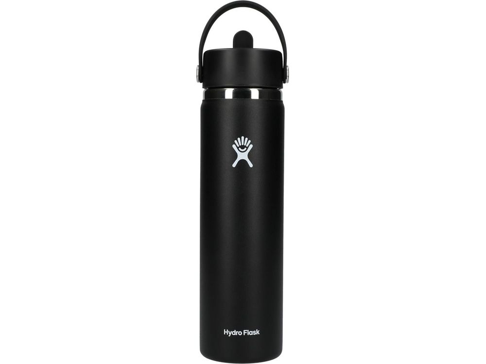 Hydro Flask® Wide Mouth 24oz Bottle with Flex Straw Cap - Water Bottles w/Straw